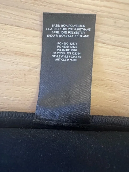 Aritzia Babaton Vegan Leather Black Mini Skirt - Picture 5 of 5